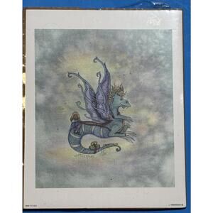 Joan Hinerman Dragon Lithograph Print Limited Edition #68 of 1,100 SIGNED 1996